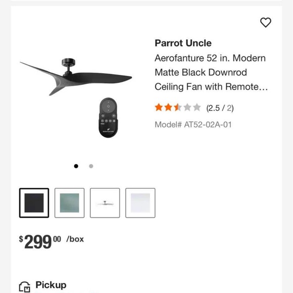 Aerofanture Low Profile Sleek Modern Ceiling Fan in Sage Green NEW - Picture 4 of 8